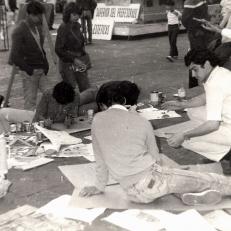 Actividad artística organizada por estudiantes de la UNaM, 2003 aprox.