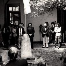 Inauguración del Centro Cultural Areu Crespo en la Bajada Vieja Nº 1687, 1988-1990.