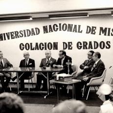 Acto de colación Campus UNaM, 1994 aprox