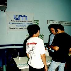 Promoción de Carreras de la UNaM a cargo de la SGEU, 2001. 