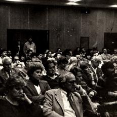 Actos políticos en el marco de las elecciones UNaM, 1986.