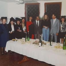 Acto de colación FAYD, Sede Oberá, 1991.